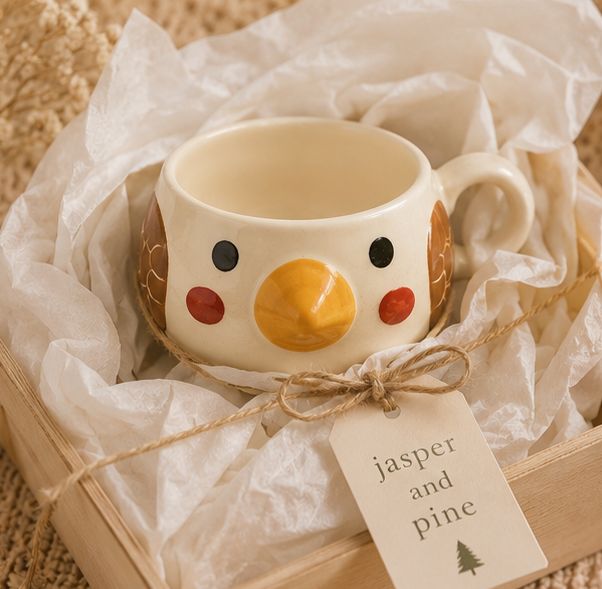 The Little Owl Ceramic Mug by Jasper & Pine Co.