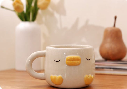Cute Duck Ceramic Coffee Mug | Premium Aesthetic Mug