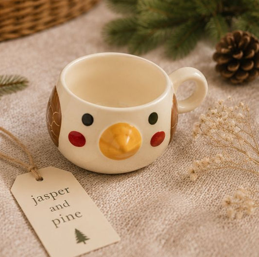 The Little Owl Ceramic Mug by Jasper & Pine Co.