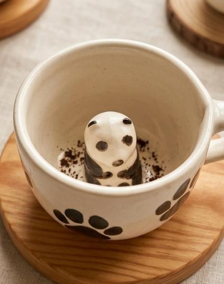 The Little Paws Ceramic Latte Mug by Jasper & Pine Co.